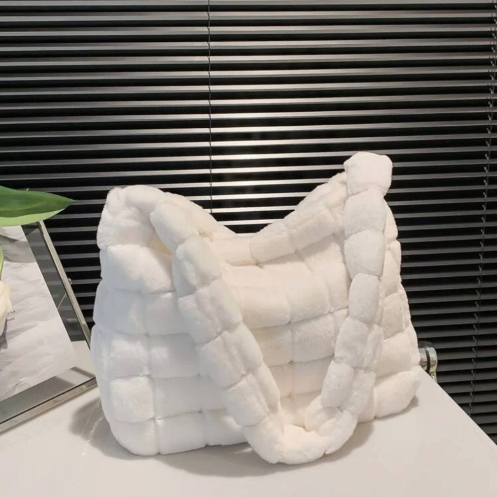 white purse